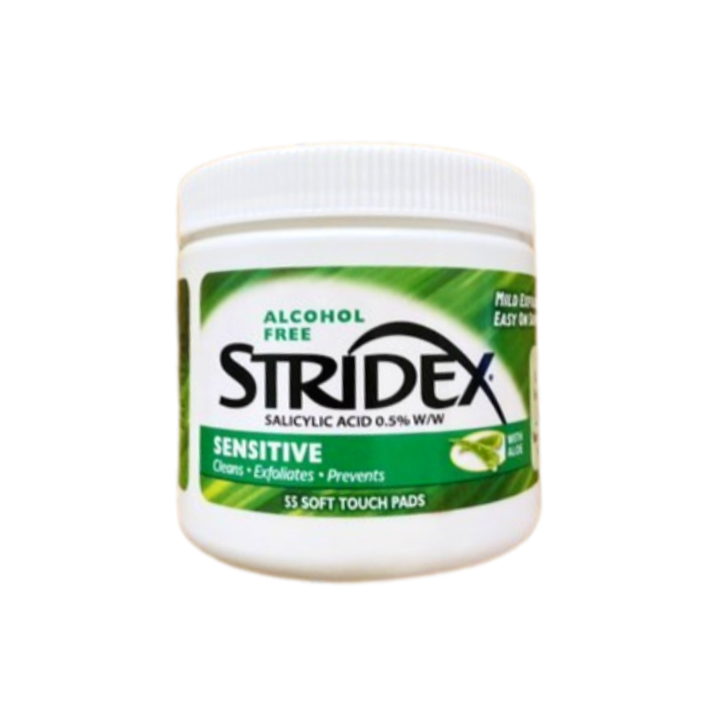 Stridex Sensitive Care Peeling Pad 55pcs Aloe Vera