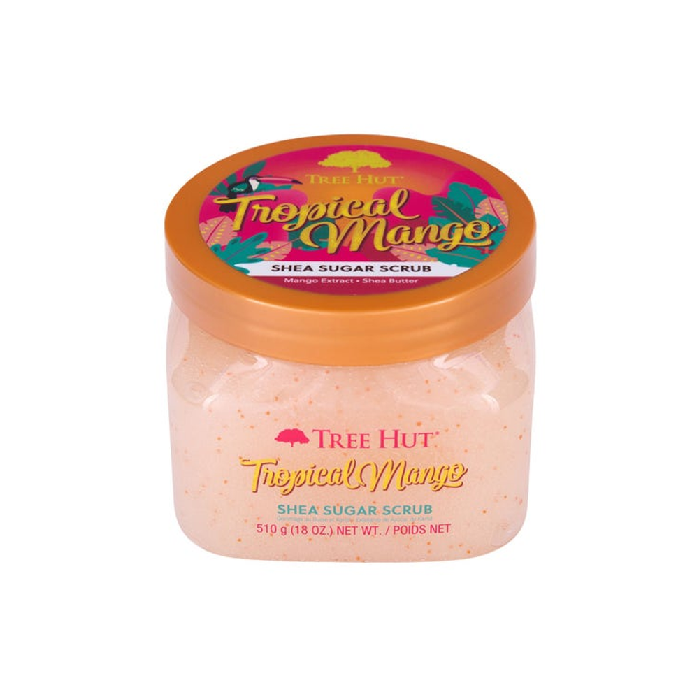 Treehut Shea Sugar Scrub Tropical Mango, 510g