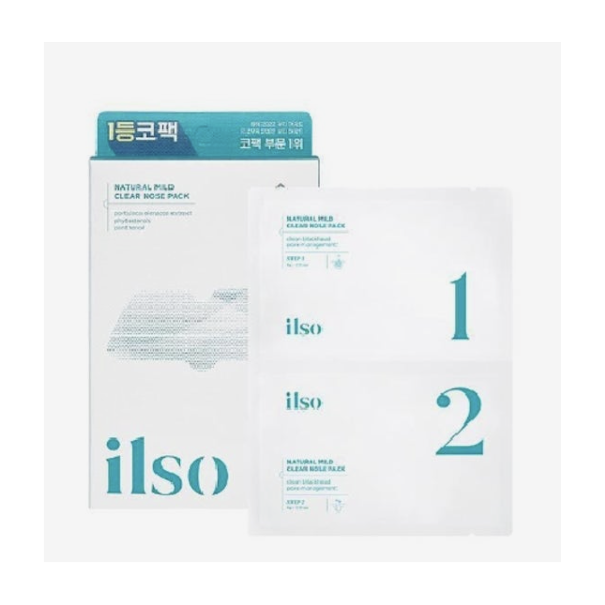 ILSO Natural Mild Clear Nose Pack 5pcs