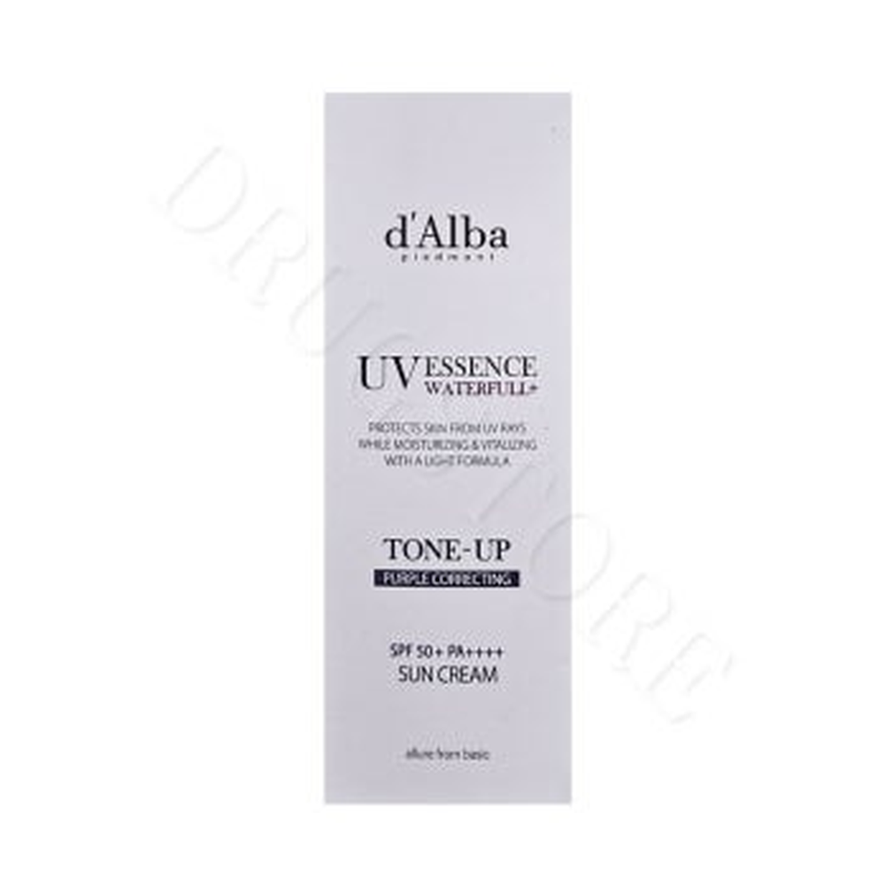 d'Alba Waterfull Tone-Up Purple Correcting Sunscreen 50ml (SPF50+)