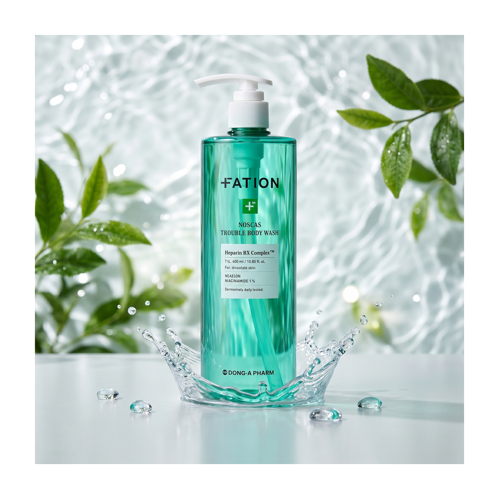 FATION Noscain9 Trouble Back Acne Care Body Wash 490ml