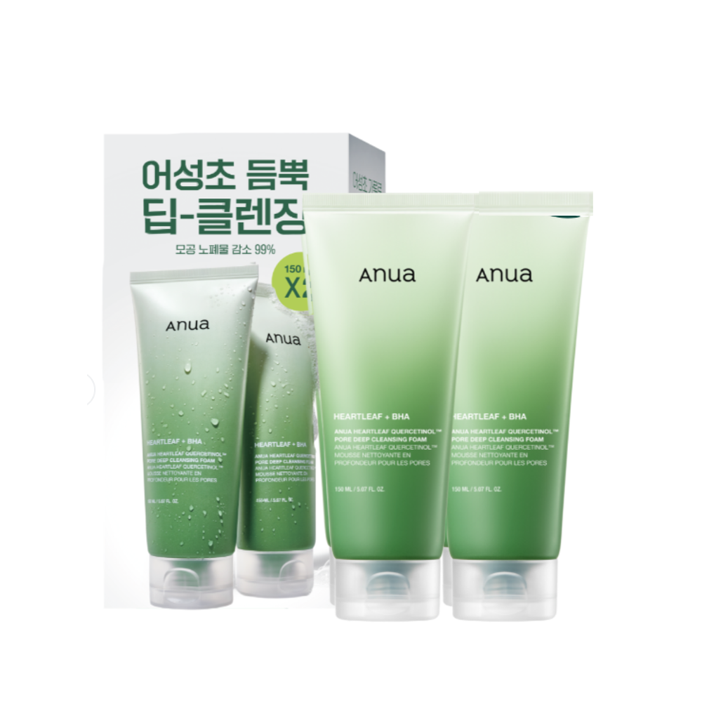 ANUA Madeca Purifying Pore Foam 150ml 2pcs