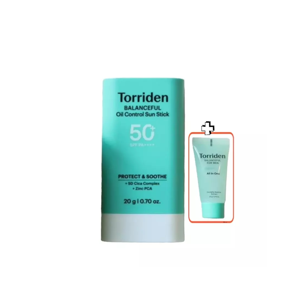 Torriden Balanceful For Men Cica Oil Control Sun Stick 20g