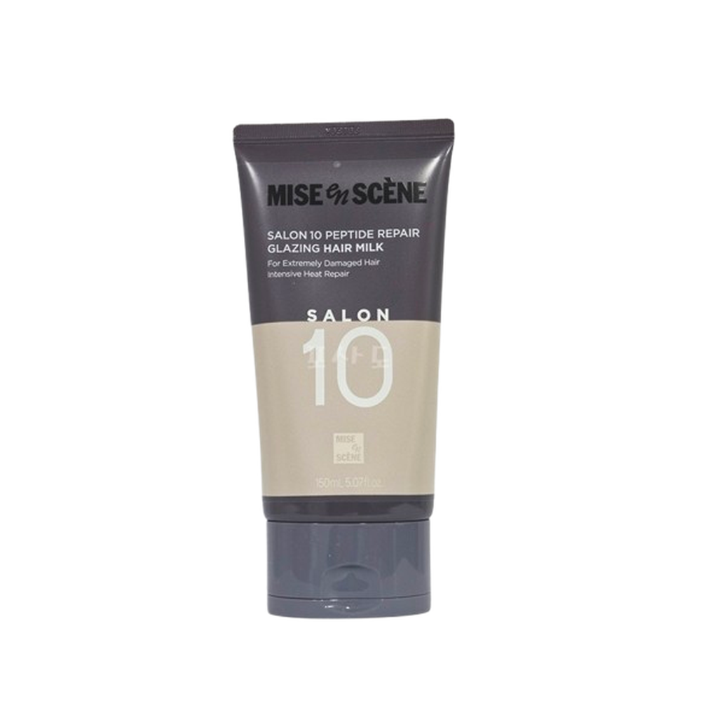 Mise En Scene Salon10 Peptide Repair Glazing Hair Milk Orange Scent, 150ml