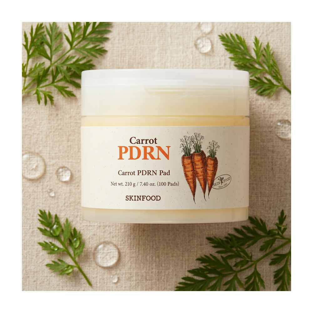 SKINFOOD Carrot PDRN Hydrating Pad 100 Sheets